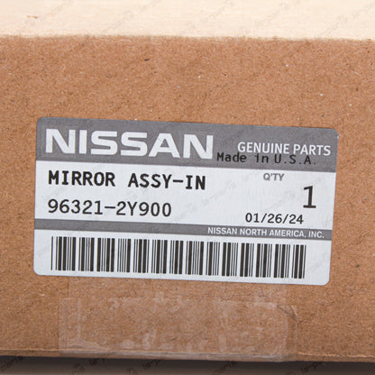 New Genuine OEM Nissan Infiniti 2000-2024 Interior Rear View Mirror 96321-2Y900