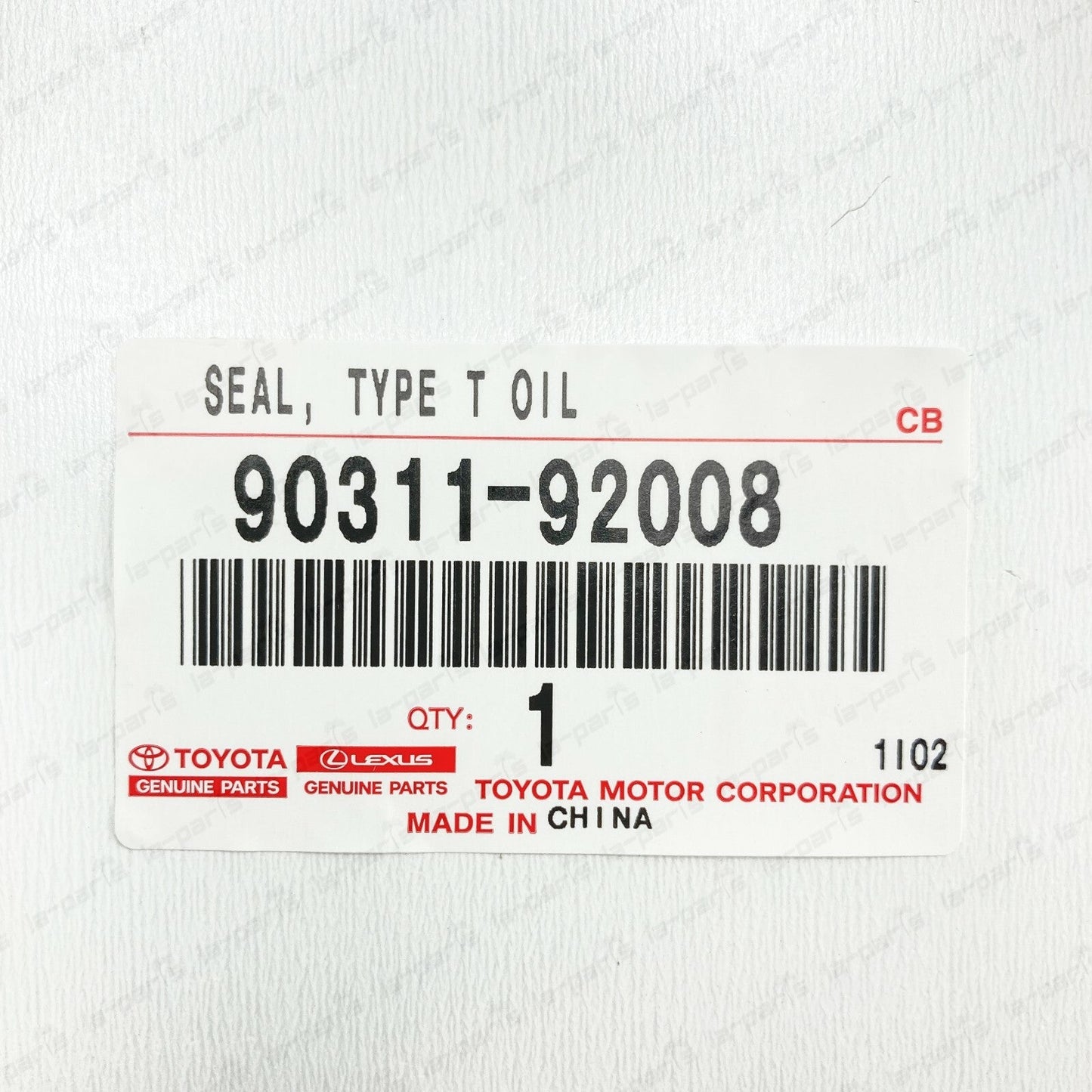 GENUINE TOYOTA HIGHLANDER TACOMA SIENNA RX  IS ENGINE REAR OIL SEAL 90311-92008