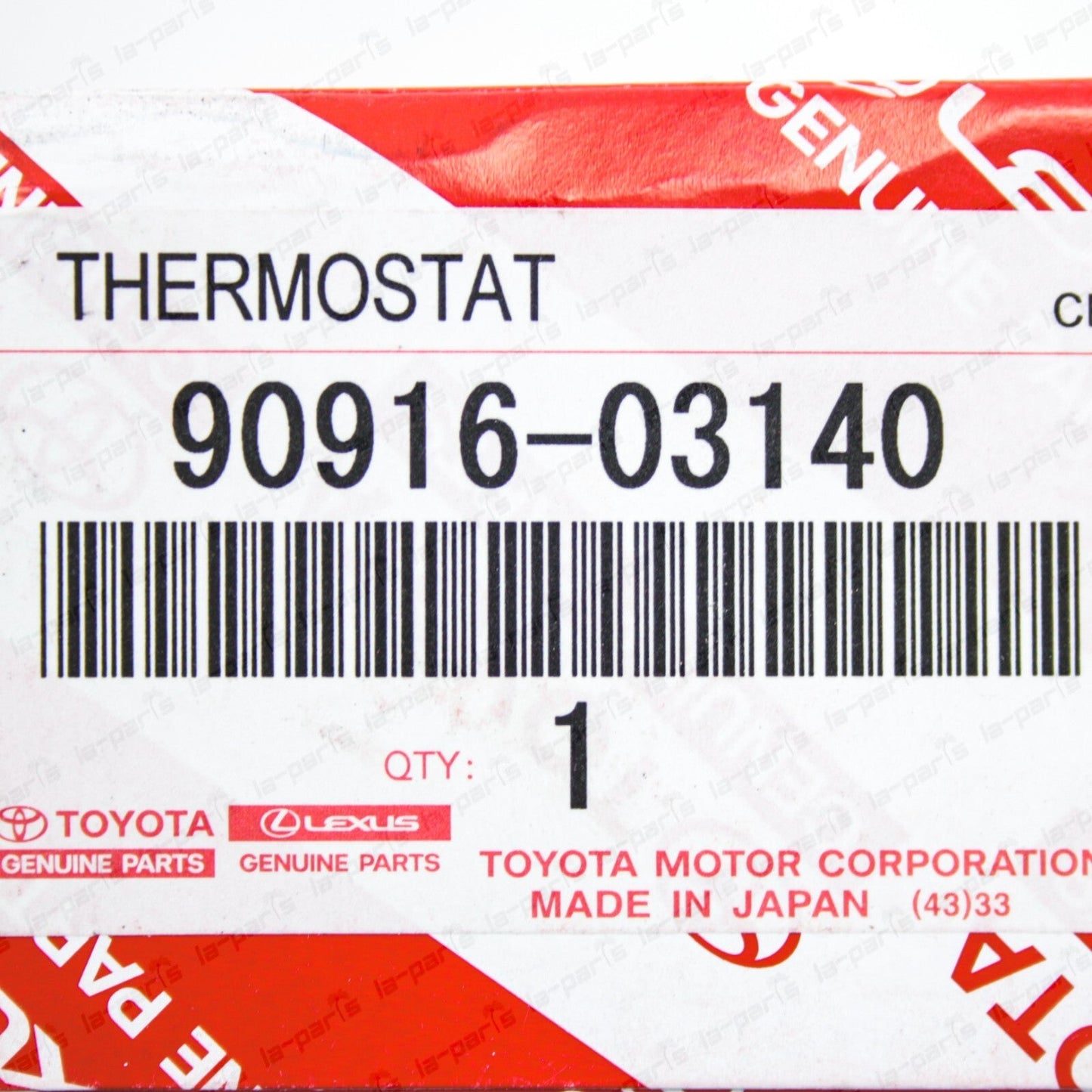 Genuine Toyota Camry Highlander Sienna RX350 2GR Coolant Thermostat 90916-03140
