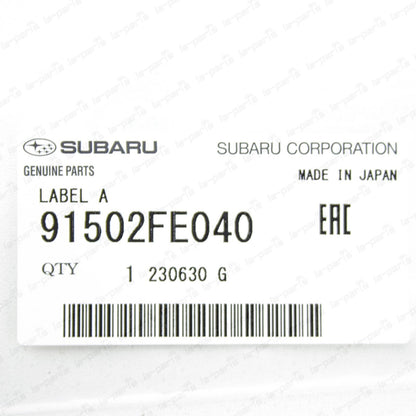Genuine Subaru 2004 Impreza WRX STi Front Fog Light Hole Cover Decal 91502FE040