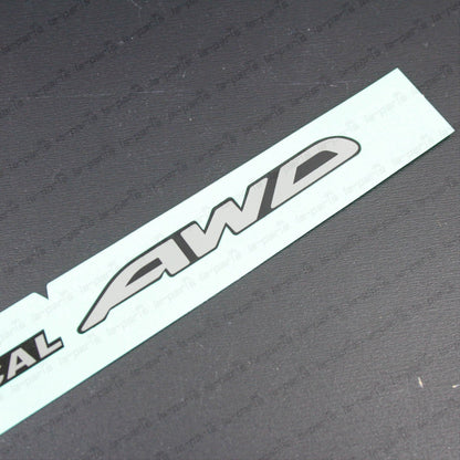 New Genuine Subaru 05-09 Impreza Symmetrical AWD Rear Window Label 91572FE040