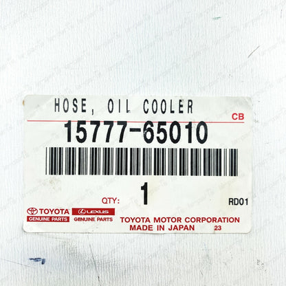 NEW GENUINE TOYOTA 90-95 4RUNNER 89-94 PICKUP 3.0 V6 OIL COOLER HOSE 15777-65010