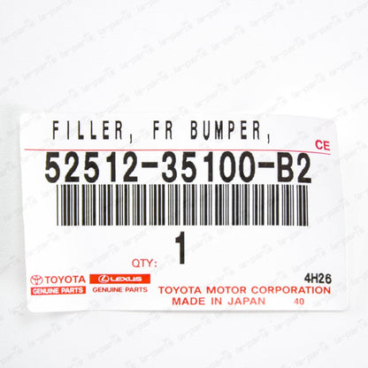 New Genuine Toyota 12-14 FJ Cruiser Cement Grey Front Passenger Bumper Filler