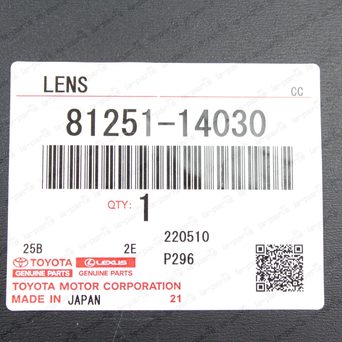 Genuine Toyota Supra MK3 MK4 JZA80 Light Lens Rear Cargo Trunk Lamp 81251-14030