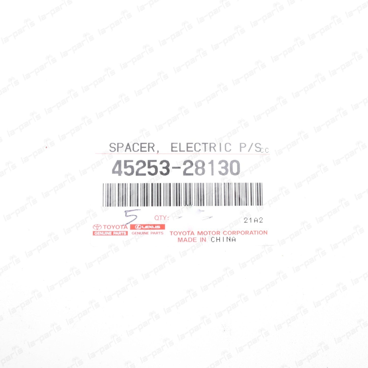 GENUINE TOYOTA SPACER, ELECTRIC POWER STEERING MOTOR SHAFT 45253-28130