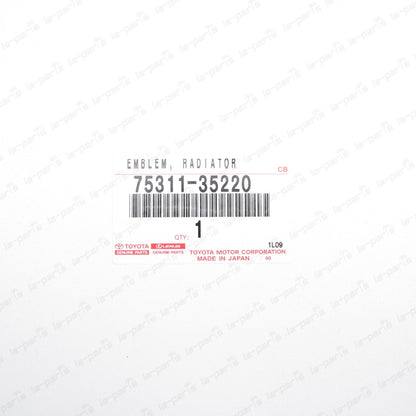 NEW GENUINE TOYOTA 2006-2009 4RUNNER FRONT RADIATOR GRILLE EMBLEM 75311-35220