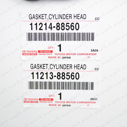 NEW GENUINE TOYOTA BEAMS 3S-GE VALVE COVER GASKET SET 11213-88560 + 11214-88560