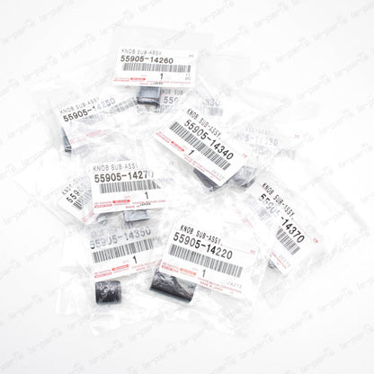 NEW GENUINE TOYOTA SUPRA JZA80 RHD A/C CLIMATE CONTROL HEATER KNOBS JDM