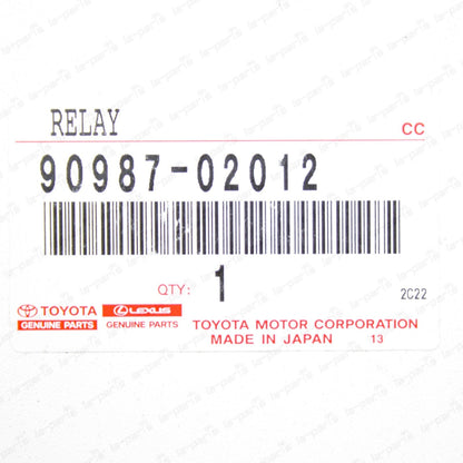New Genuine OEM Toyota Lexus Relay 90987-02012