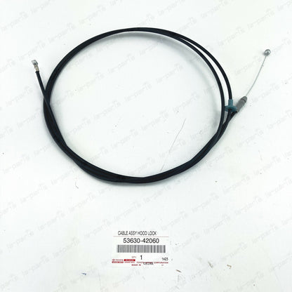 NEW GENUINE TOYOTA 2001-2005 RAV4 HOOD LOCK RELEASE CABLE ASSY 53630-42060