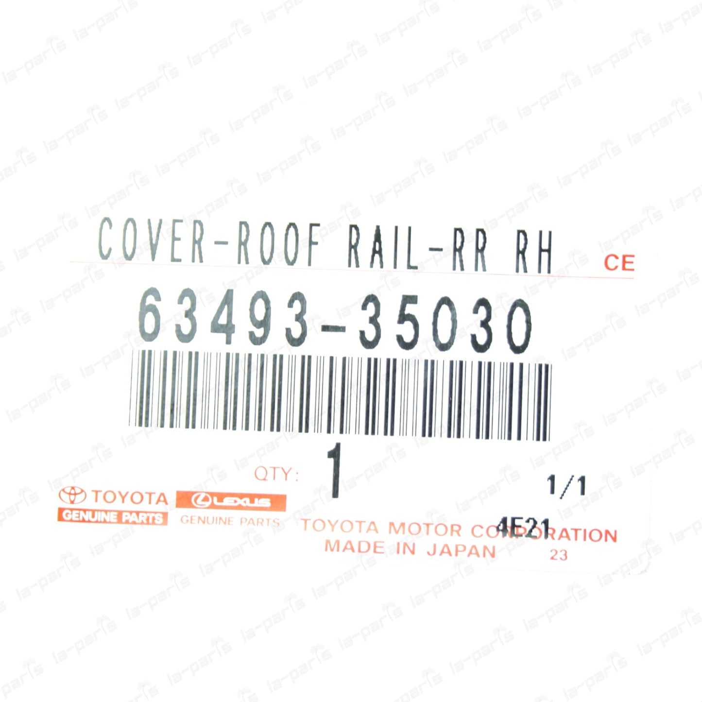 New Genuine Toyota 10-23 4Runner Front Rear Right Left Roof Rack Covers SET OF 4