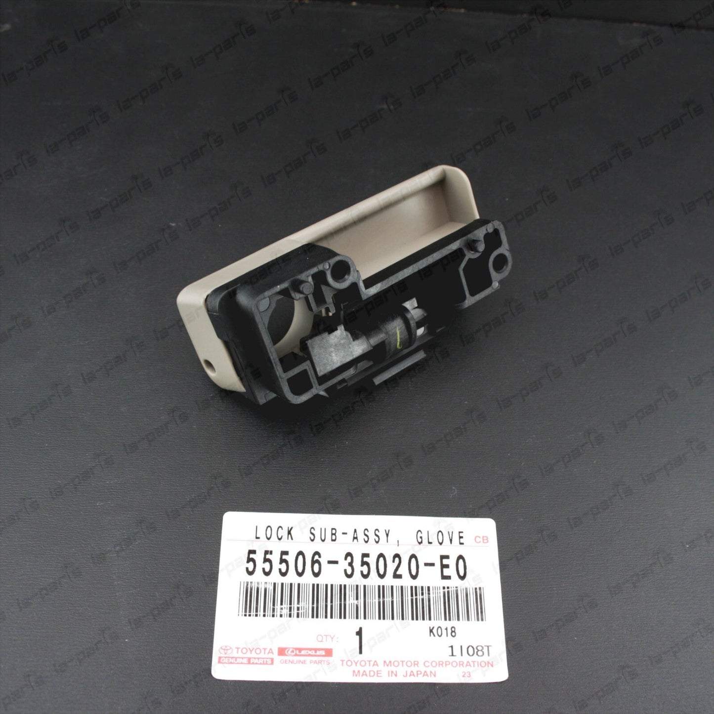 New Genuine OEM Toyota 03-09 4Runner Fawn Color Glove Box Lock 55506-35020-E0