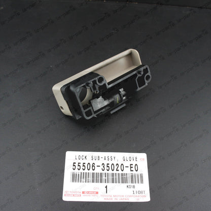 New Genuine OEM Toyota 03-09 4Runner Fawn Color Glove Box Lock 55506-35020-E0