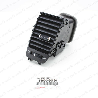 GENUINE TOYOTA PRADO 120 GX470 INSTRUMENT PANEL CENTER REGISTER ASSY 55670-60090