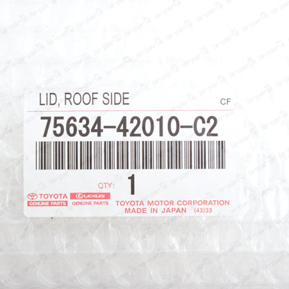 New Genuine OEM Toyota 19-24 RAV4 Roof Driver Side Garnish Lid 75634-42010-C2