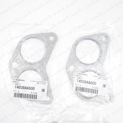 NEW GENUINE SUBARU EXHAUST MANIFOLD GASKET KIT UP DOWN PIPE WRX XT STI GT TURBO