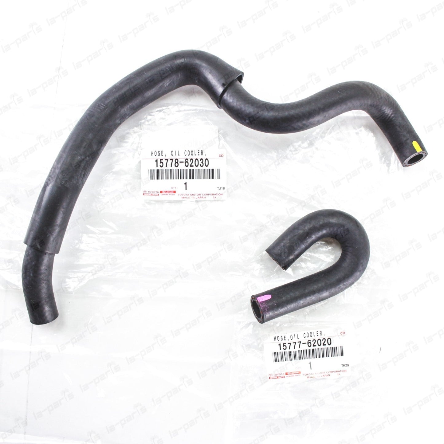 Genuine Toyota 4Runner Tacoma T100 3.4 V6 5VZFE Engine Oil Cooler By-pass Hoses