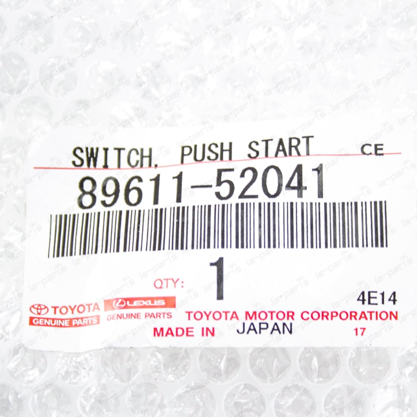 New Genuine Toyota Gazoo Racing GR Sports 86 ZN6 Vitz NCP131 Push Start Switch