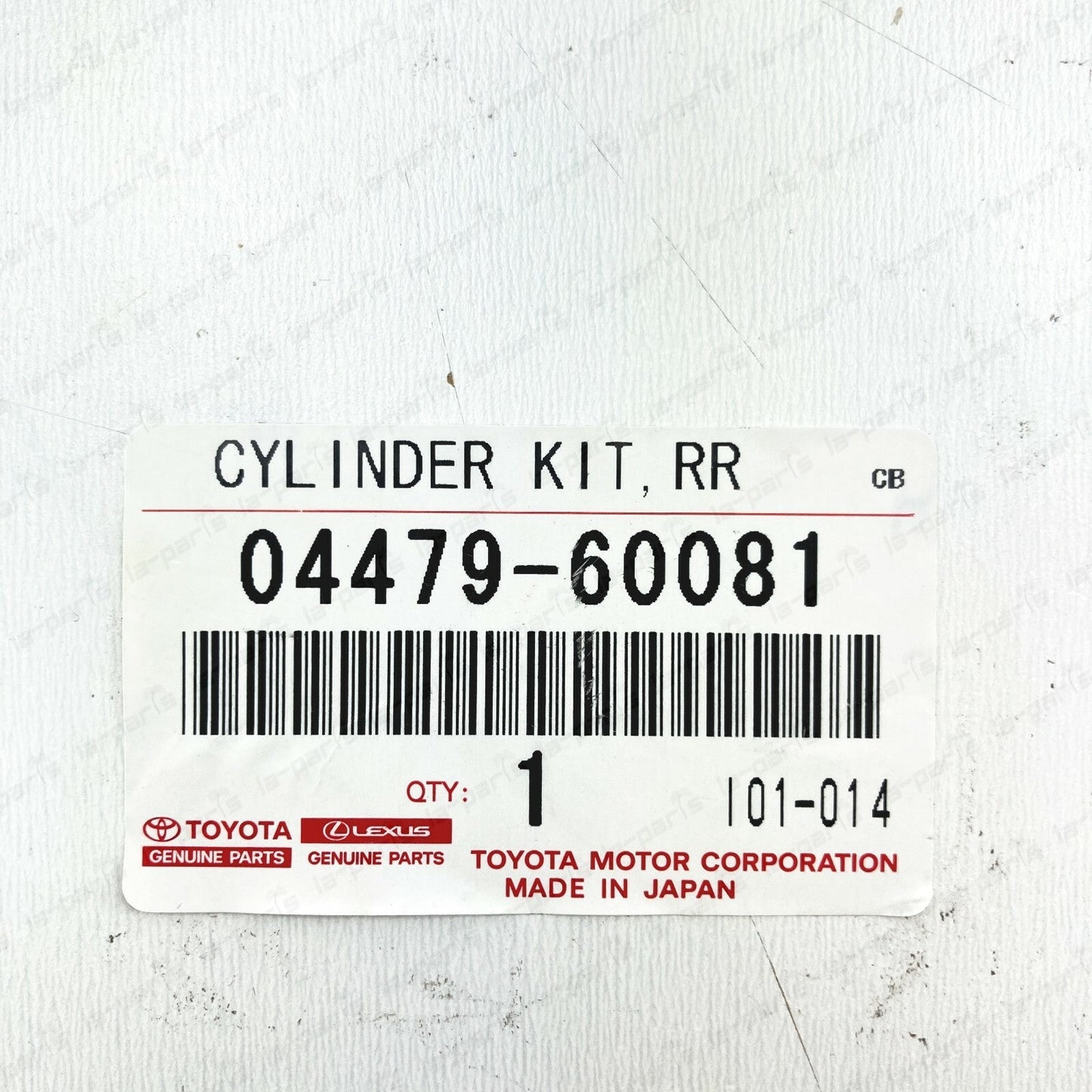 NEW GENUINE TOYOTA LEXUS FRONT BRAKE DISC CYLINDER CALIPER KIT 04479-60081
