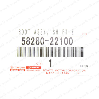 GENUINE TOYOTA JZX100 MARK 2 CHASER SHIFT SELECT LEVER BOOT BLACK 58280-22100