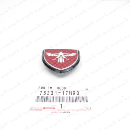 New Genuine OEM Toyota 85-89 MR2 AW11 MK1 Front Hood Eagle Emblem Red Badge