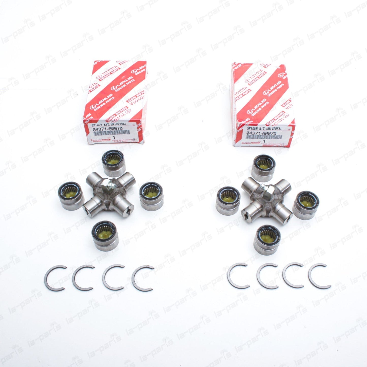 New Genuine OEM Toyota Lexus Spider Kit Universal Joint 04371-60070 Qty:2