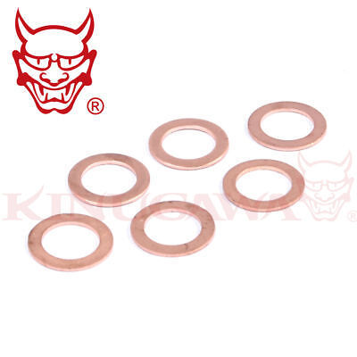 COPPER CRUSH WASHER WASHERS ID M12 12mm / 6 PACK