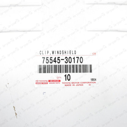 NEW GENUINE FOR LEXUS IS250 IS350 2014-2018 WINDSHIELD SIDE MOULDING CLIPS SET
