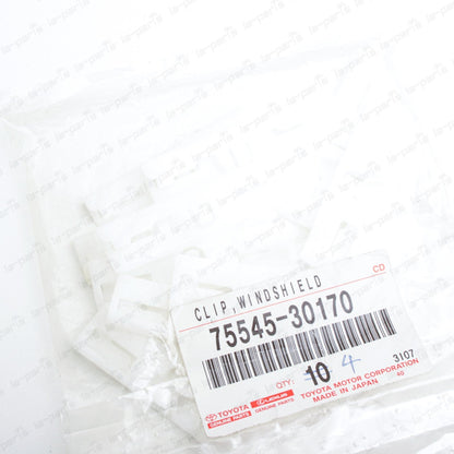 New Genuine Toyota 16-22 Prius Prius Prime Front Windshield Molding Kit w/clips