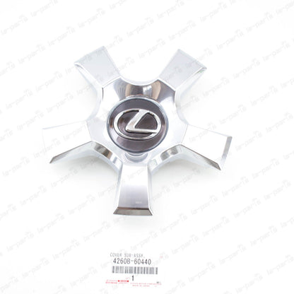 NEW GENUINE LEXUS 17-20 LX570 CHROME CENTER WHEEL RIM HUB CAP COVER 4260B-60440