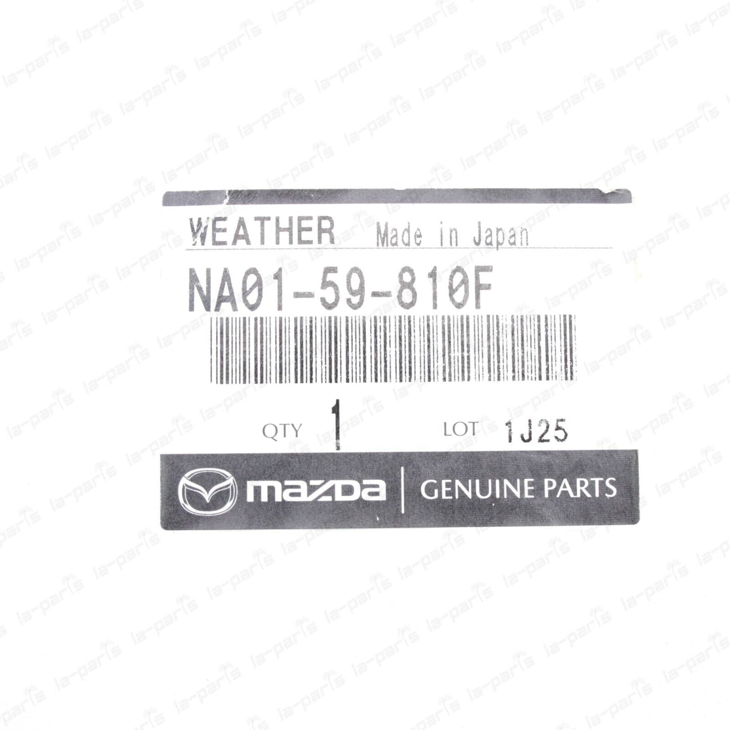 Genuine Mazda 90-05 Miata Left Driver Door Outer Window Glass Weatherstrip Seal