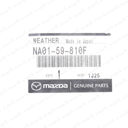 Genuine Mazda 90-05 Miata Left Driver Door Outer Window Glass Weatherstrip Seal