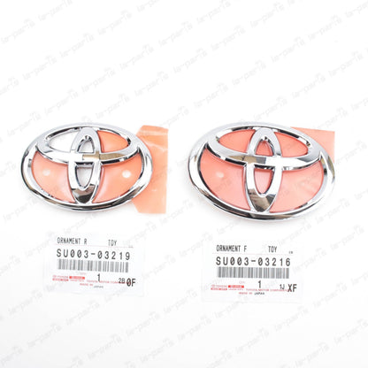 GENUINE TOYOTA 13-16 GT FT 86 SCION FR-S FRS FRONT & REAR CHROME EMBLEM BADGES