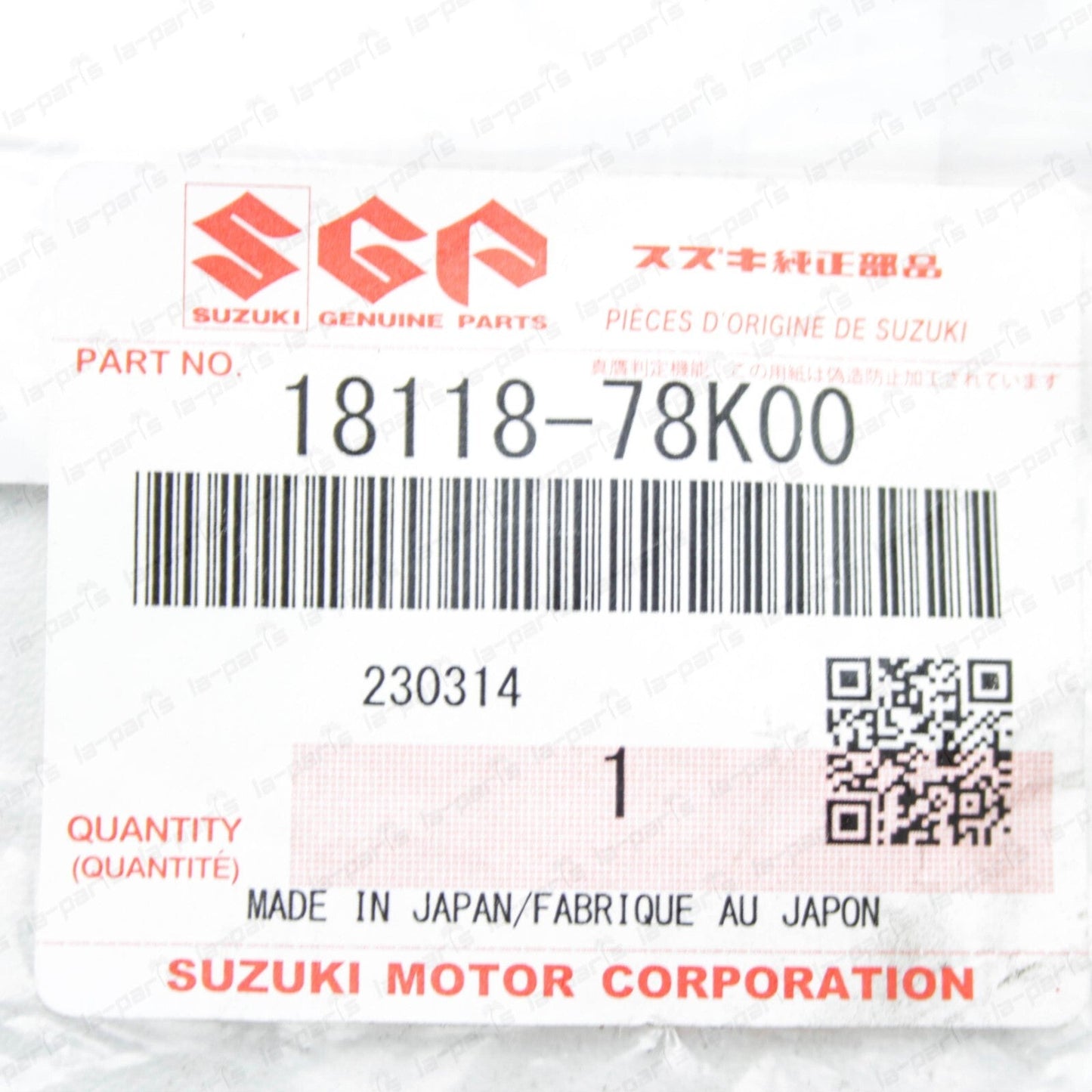 New Genuine OEM Suzuku Kizashi SX4 09-13 Grand Vitara Pcv Valve 18118-78K00