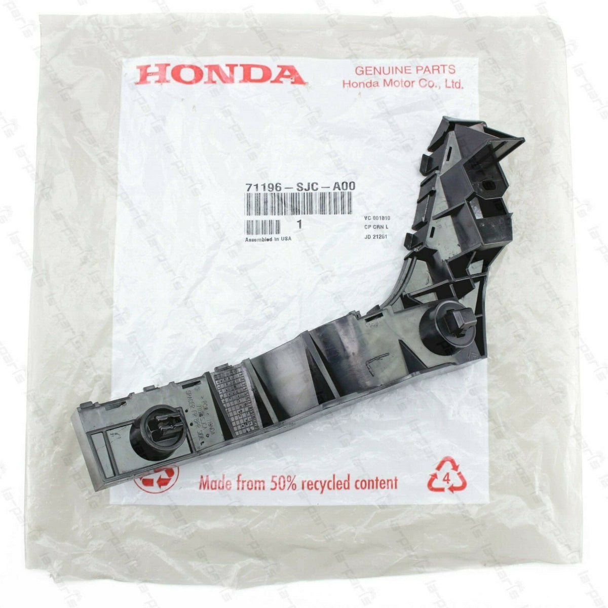 NEW GENUINE 06-14 HONDA RIDGELINE FRONT BUMPER SPACER BRACKET LEFT 71196-SJC-A00