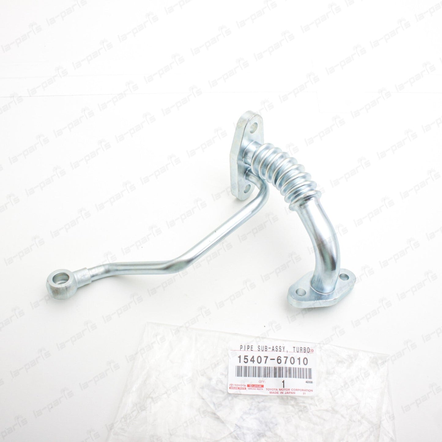 New Genuine Toyota 1KZ-TE Diesel Turbo Oil Pipe 15407-67010