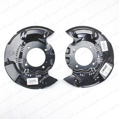 Genuine Toyota 08-21 Land Cruiser Lexus LX570 Front Disc Brake Dust Cover Pair