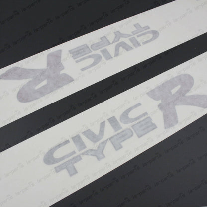 GENUINE HONDA CIVIC TYPE-R EK9 SIDE DECAL DARK OUTLINE 75773-S03-Z00ZA SET OF 2