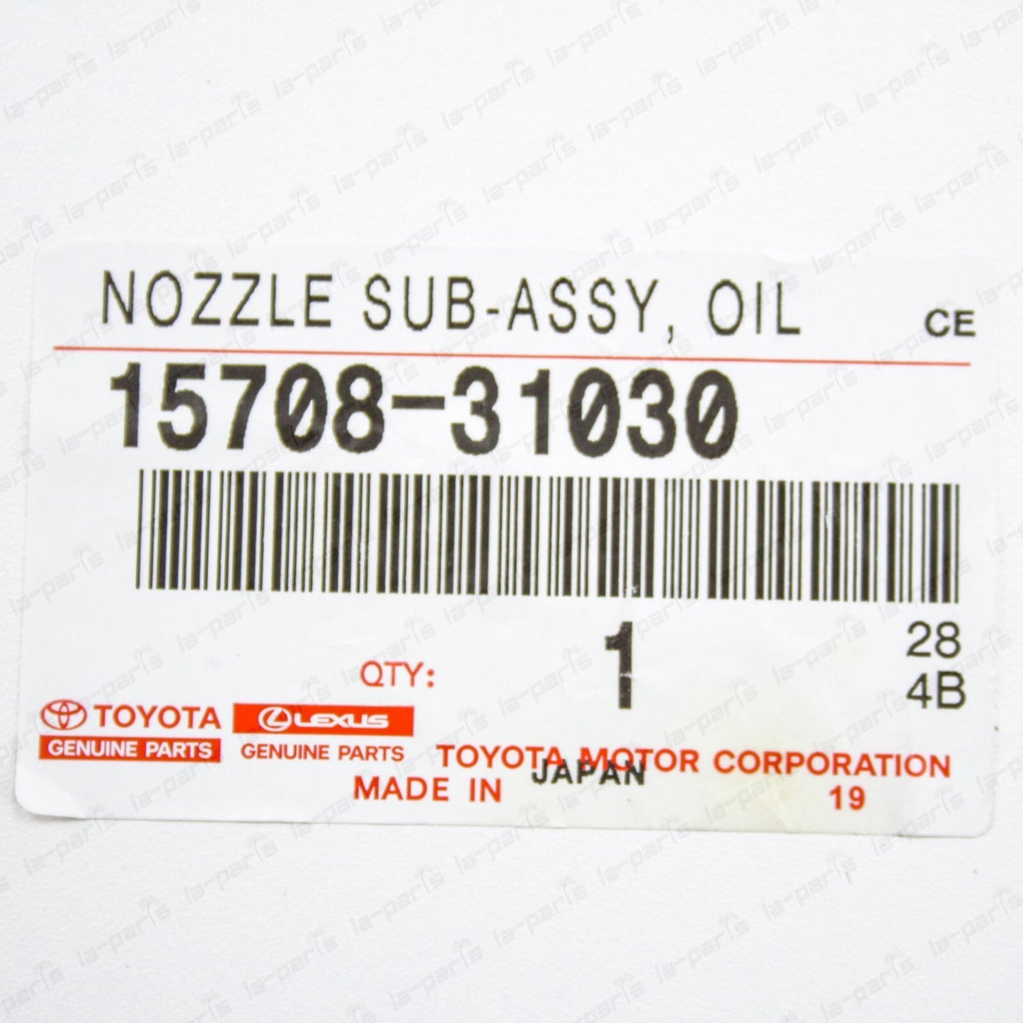 New Genuine Toyota 10-22 4Runner FJ Cruiser Tundra Highlander Oil Nozzle No.1