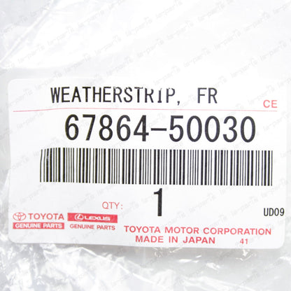 New Genuine OEM Toyota Lexus 01-06 LS430 Front Upper Driver Door Weatherstrip