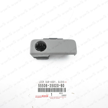 New Genuine OEM Toyota 03-09 4Runner Stone Color Glove Box Lock 55506-35020-B0