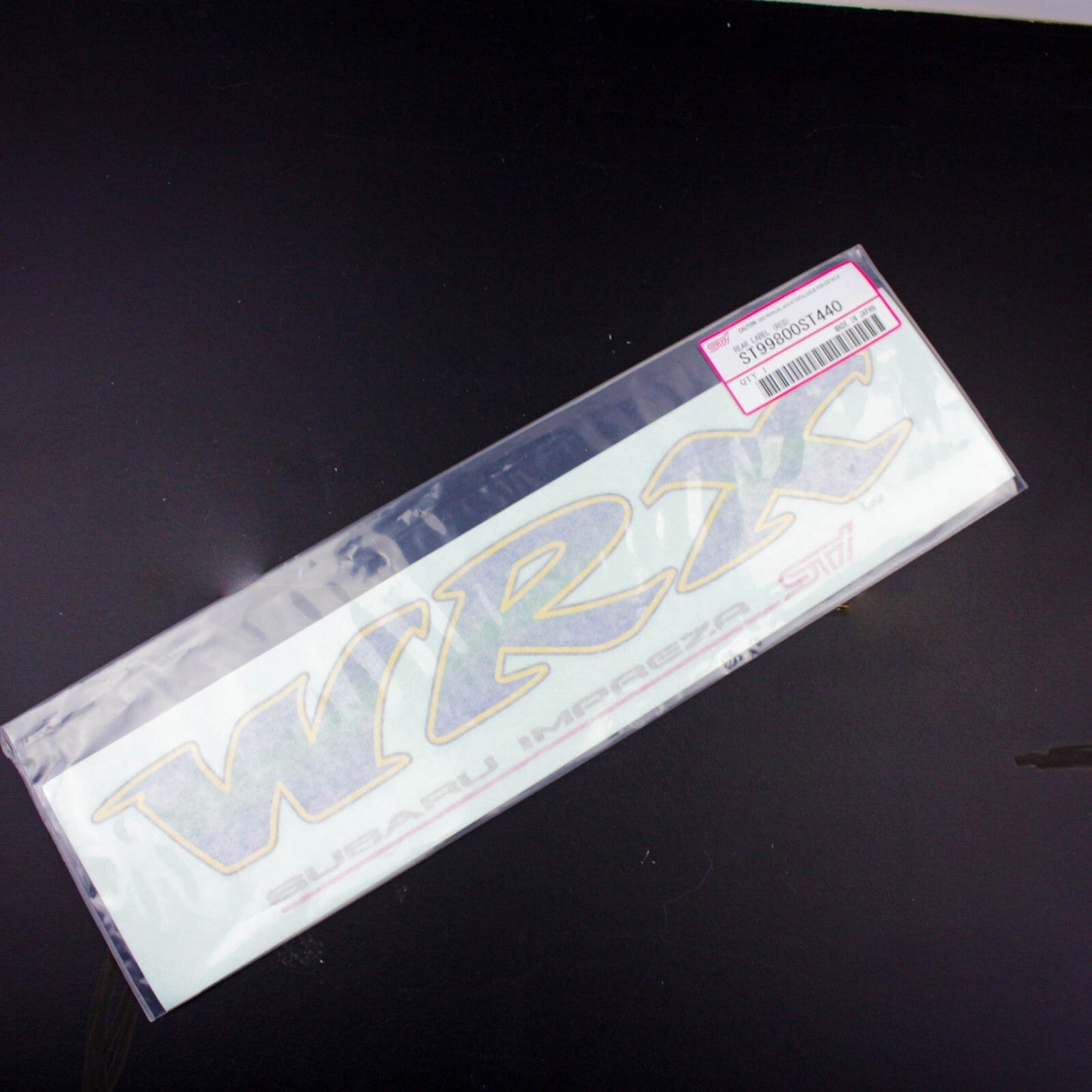 New JDM STi for Subaru 96-00 Impreza GC8 Rear WRX STi Decal Pink Version