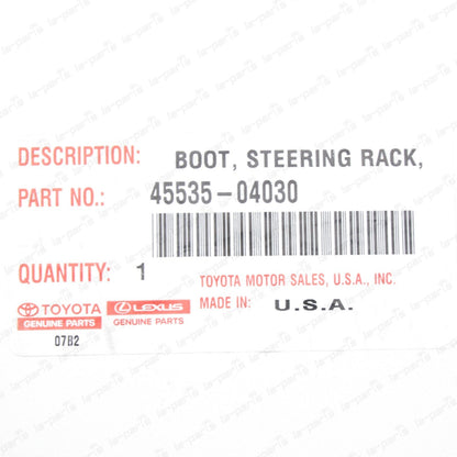 New Genuine OEM Toyota 2005-2015 Tacoma Passenger Steering Rack Boot 45535-04030
