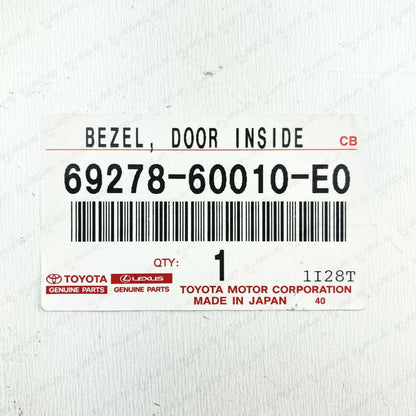 GENUINE TOYOTA LC 80 LEXUS LX450 OAK INNER DOOR HANDLE BEZEL  LEFT FRONT & REAR