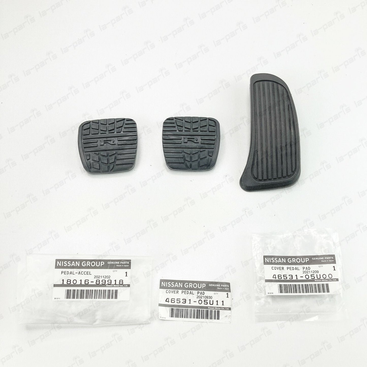Genuine For Nissan GT-R R32 R33 R34  Accelerator Brake Clutch Pedals Pads Set 3