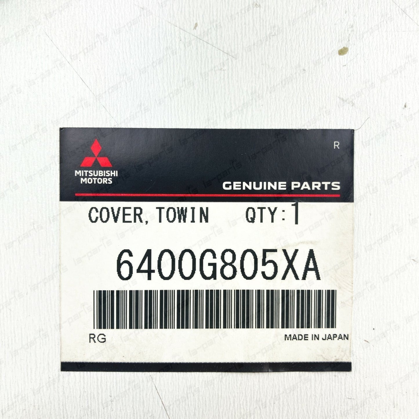 NEW GENUINE MITSUBISHI 16-17 LANCER TOW EYE CAP FRONT BUMPER 6400G805XA