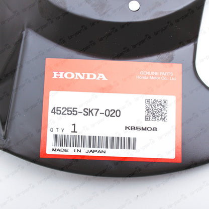 Genuine OEM Honda Integra 90-95 Civic Front Brake Splash Shield 45255SK7-020 x2