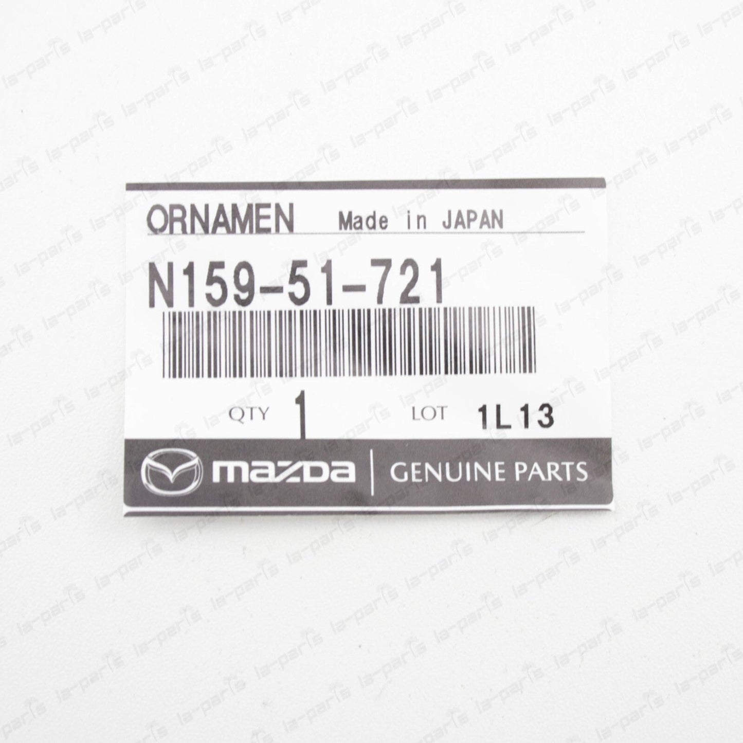 NEW GENUINE MAZDA MX-5 MX5 MIATA ROADSTER REAR CHROME EMBLEM N159-51-721