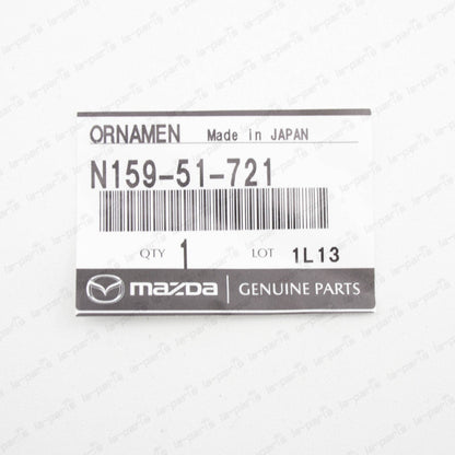 NEW GENUINE MAZDA MX-5 MX5 MIATA ROADSTER REAR CHROME EMBLEM N159-51-721