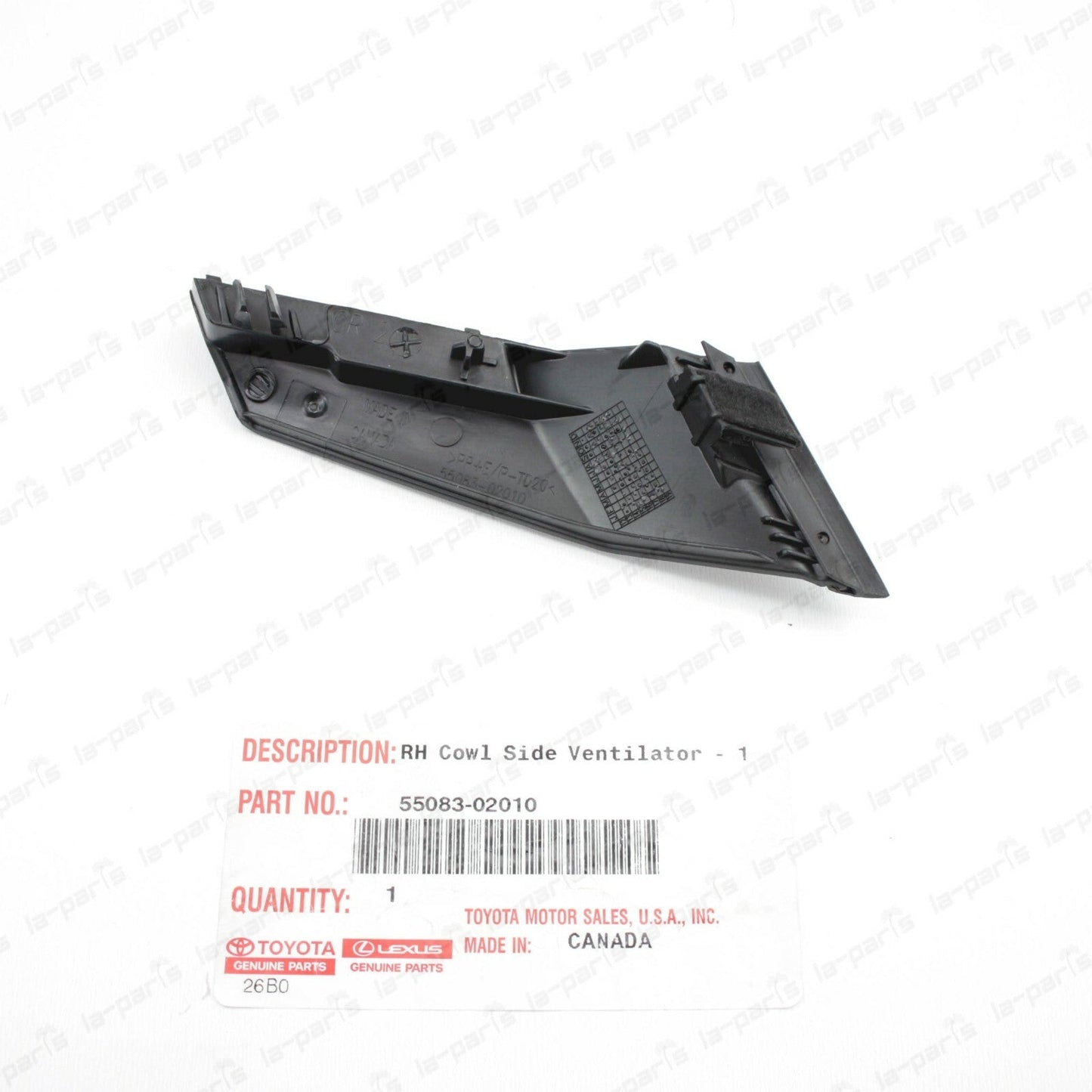NEW GENUINE TOYOTA 14-19 COROLLA RIGHT FENDER TO COWL HOOD SIDE SEAL 55083-02010
